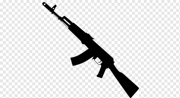 Калаш на прозрачном фоне