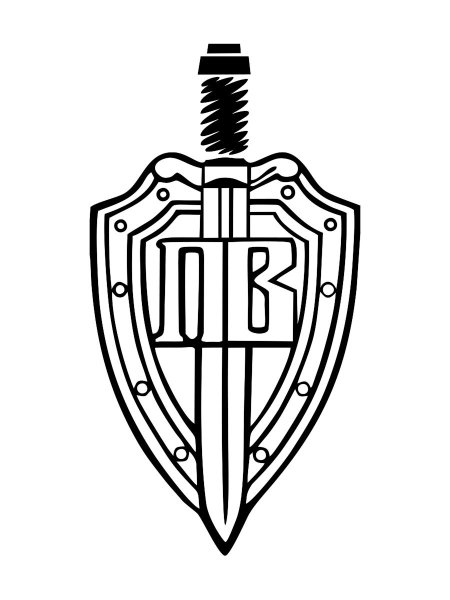 Эскиз тату погранвойска щит и меч