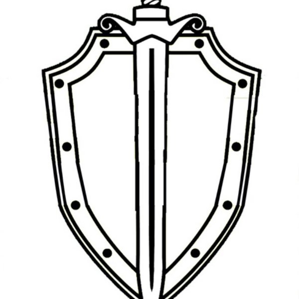 Значок щит и меч