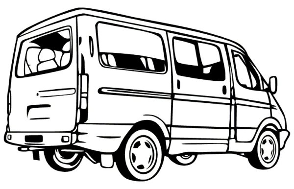 Раскраска Газель