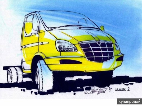 Газелька нарисованная