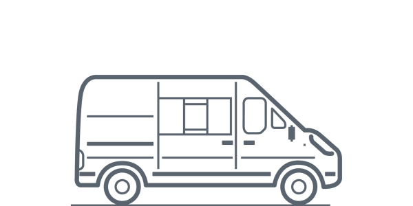 Силуэт микроавтобуса