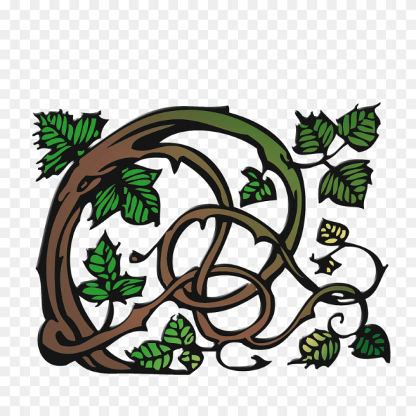 Орнамент из виноградной лозы