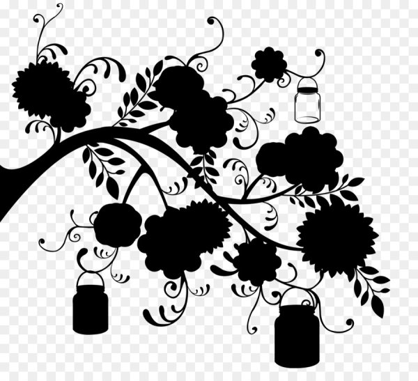 Виноградная лоза силуэт