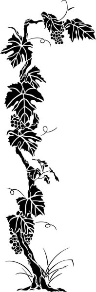 Виноградная лоза узор