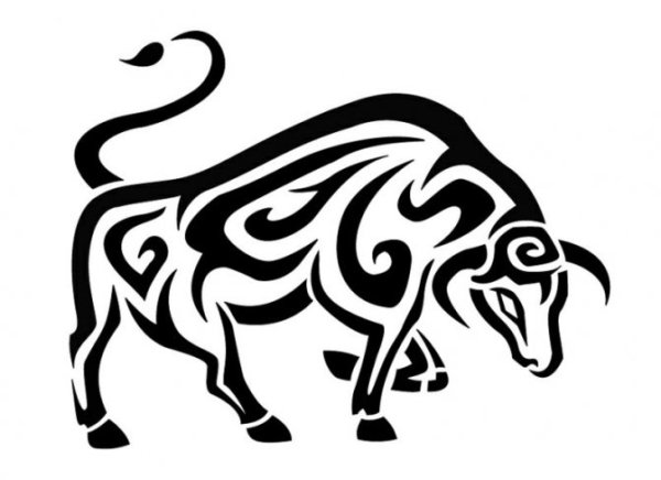 Бык стилизация