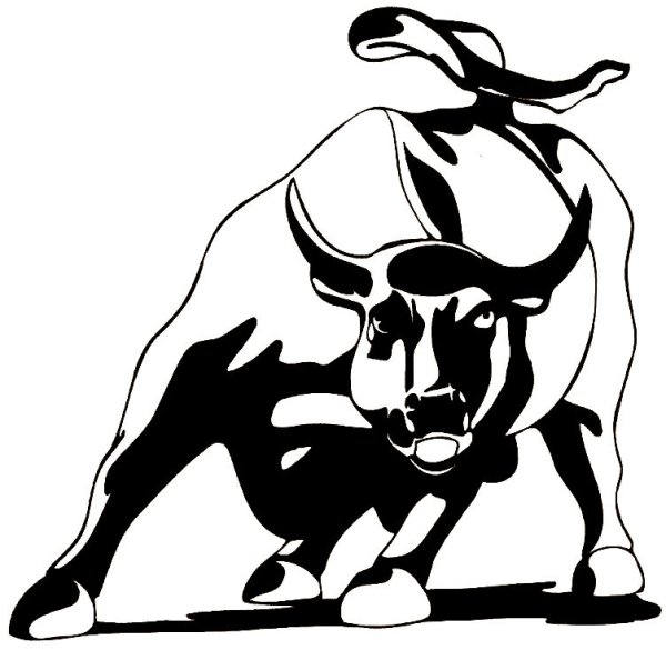 Бык стилизованный