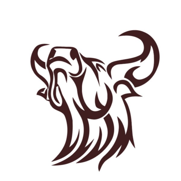 Изображение быка стилизованное