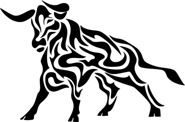 Трафаретки бык