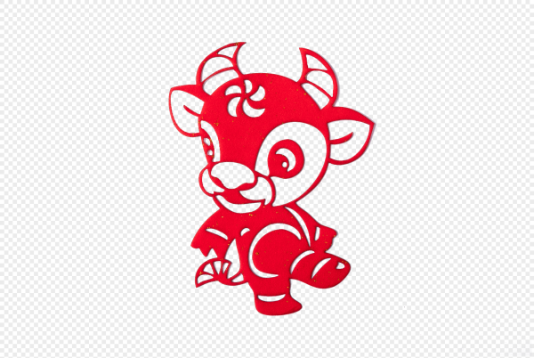 Бык новый год вектор