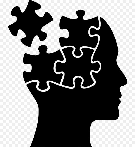 Мозг силуэт