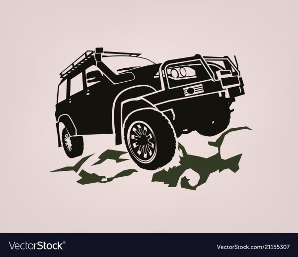 Off Road Jeep вектор Chevrolet Niva