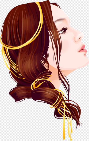 Волосы в иллюстраторе