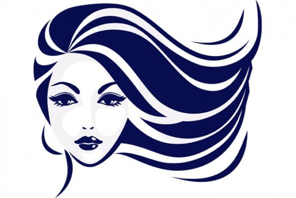 Силуэт женского лица