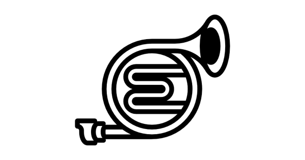 Труба музыкальная значок