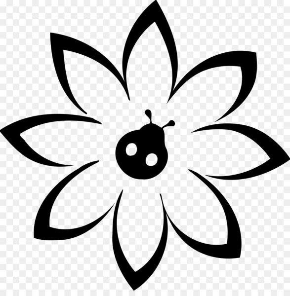 Простые трафареты цветов