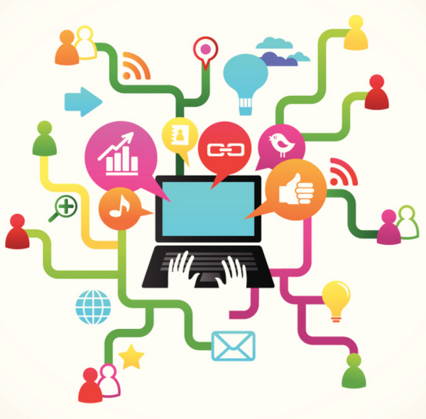 Иллюстрация цифровой маркетинг