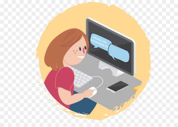 Общение в интернете рисунок