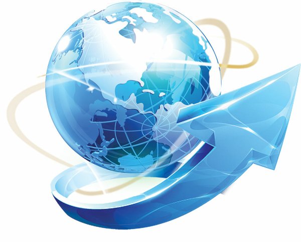 Информационные технологии на белом фоне