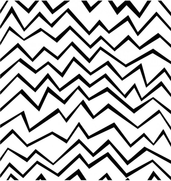 Зигзаг черно белый