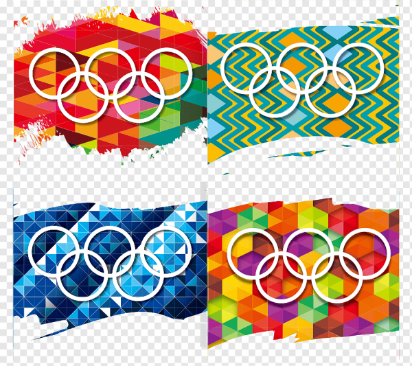 Олимпийские кольца стилизованные