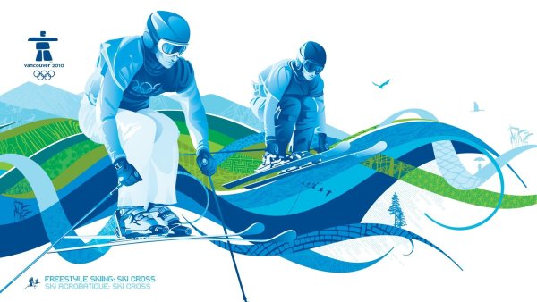 Зимние виды спорта баннер