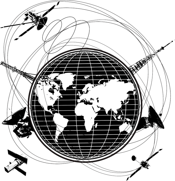 Спутник векторное изображение