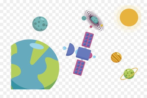 Космический Спутник вектор