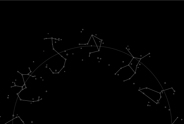 Звездное небо созвездия