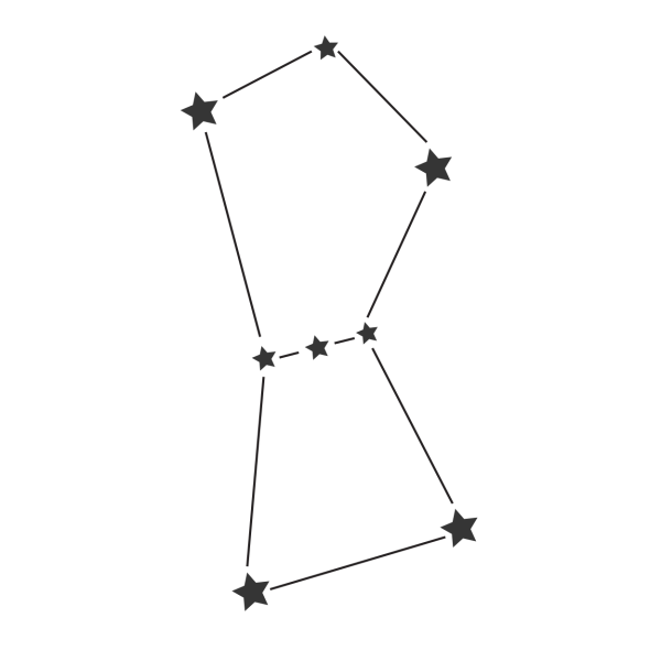 Созвездие Орион схема