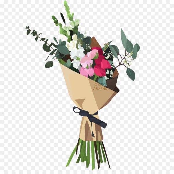 Цветочный букет вектор