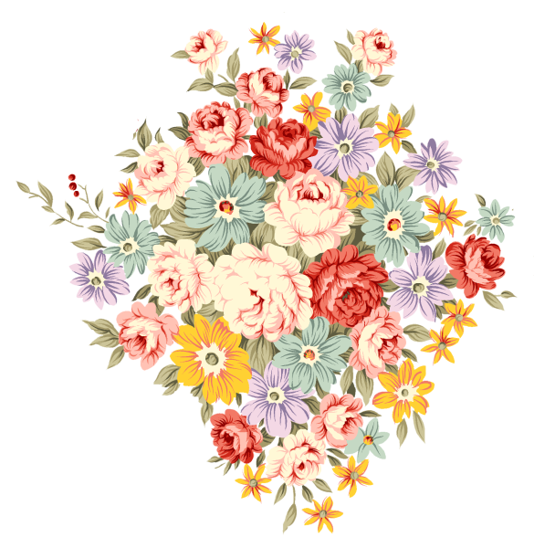 Векторные цветочные букеты