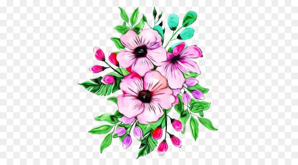 Векторный букет цветов