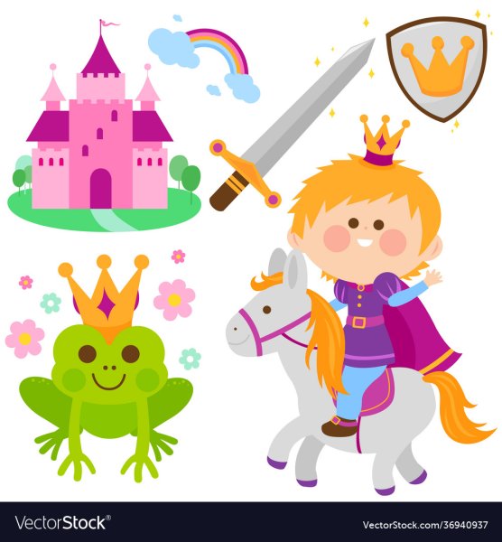 Принц на коне клипарт