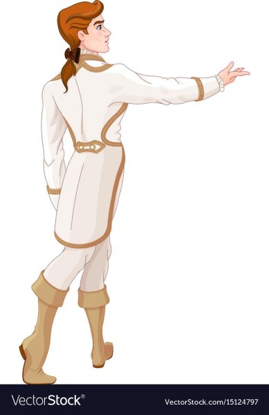 Золушка и принц вектор