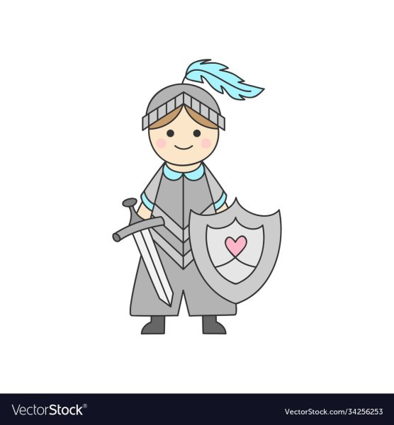 Аппликации из ткани рыцарь, принц