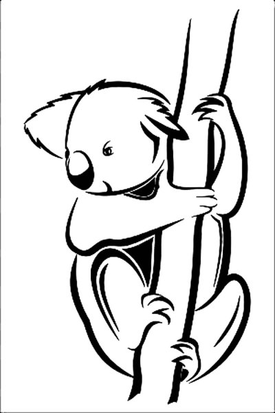 Коала рисунок вектор