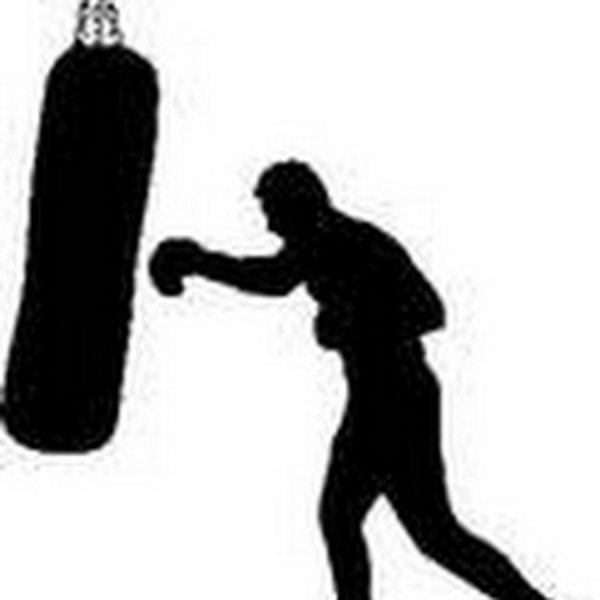 Силуэт боксера