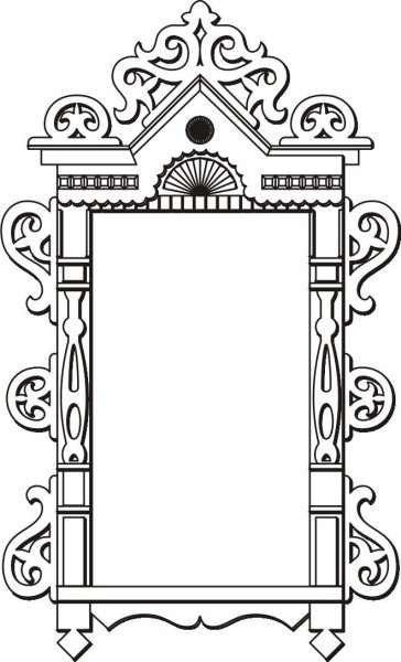 Наличники для рисования