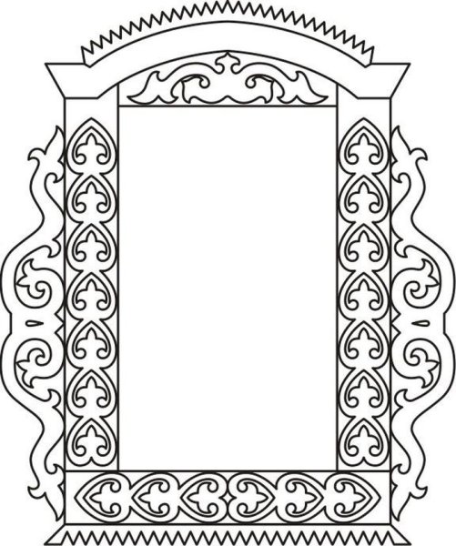 Наличники для рисования