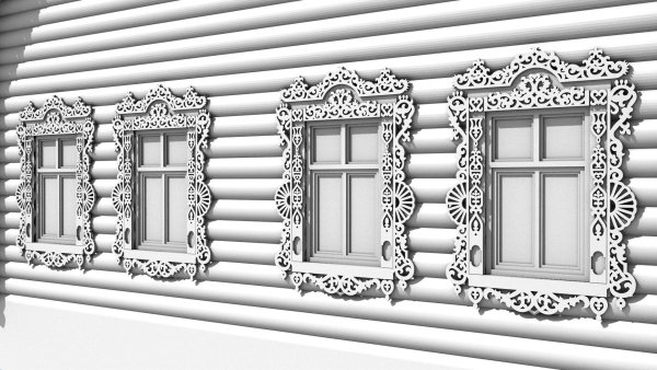 Узоры для оконных наличников