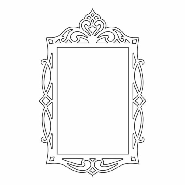 Вырезная рамка для зеркала