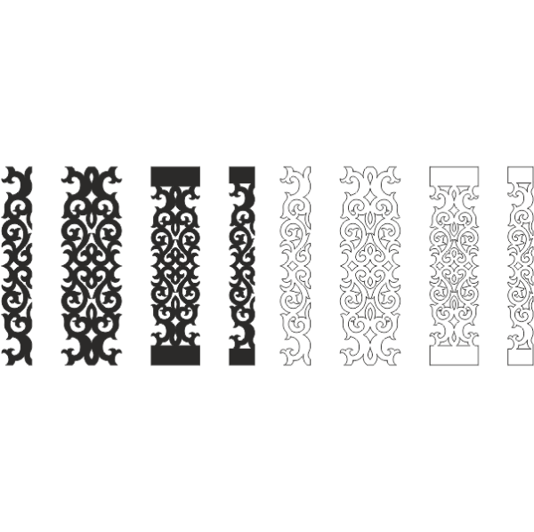 Векторные узоры для наличников