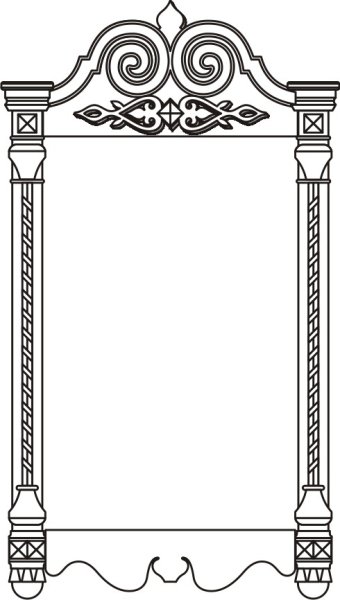 Наличники для рисования