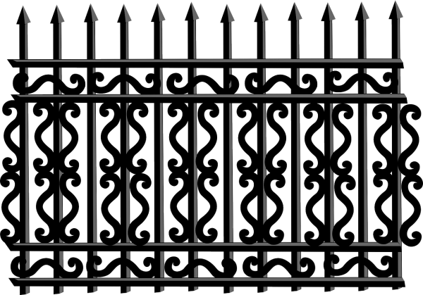 Забор силуэт