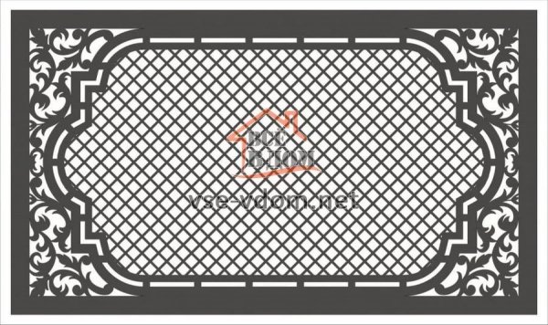 Узоры для решетки декоративные