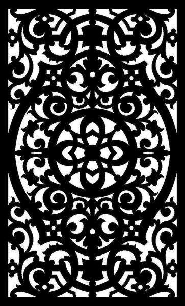Арабески орнамент лазер DXF