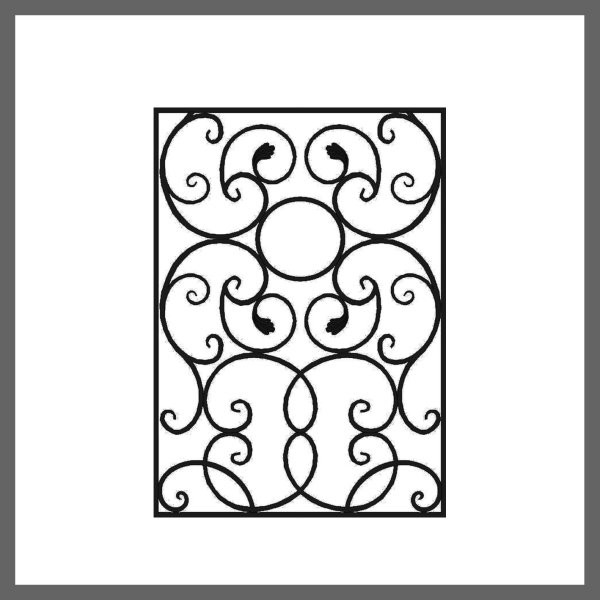 Эскиз декоративной решетки