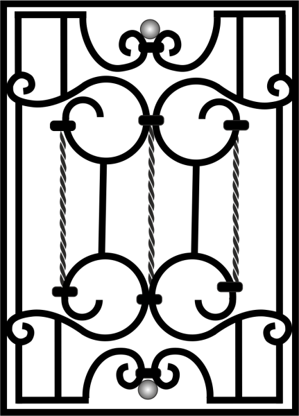 Декоративные кованые решетки