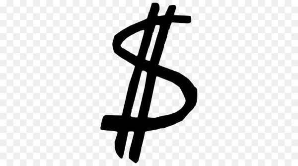 Тату знак доллара